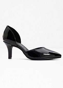 Patent Faux Leather High Heel Court Shoes