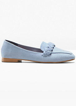 Plaited Strap Loafers