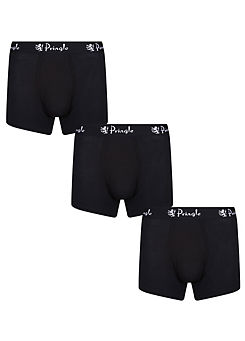 Pringle Men’s Pack of 3 Modal® Hipster Black Boxers