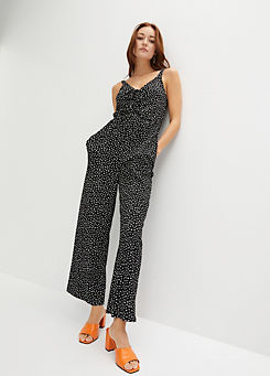 Printed Jersey Jumpsuit