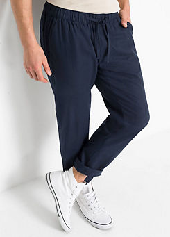 Pull On Straight Leg Trousers