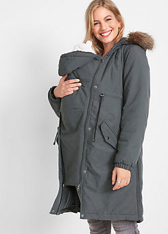 Quilted Maternity Coat