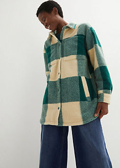 Relaxed Checked Shacket
