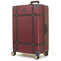 Rock Vintage 8 Wheel Large Suitcase