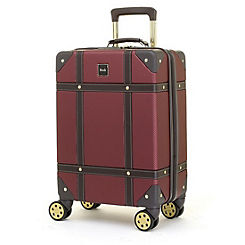 Rock Vintage 8 Wheel Small Cabin Suitcase