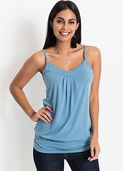 Ruched Cami Strap Top