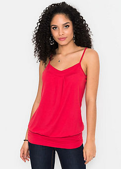 Ruched Cami Strap Top