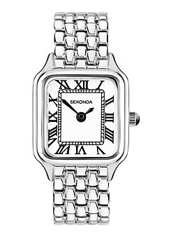 Sekonda Monica Ladies Classic Silver Alloy Bracelet with White Dial Watch