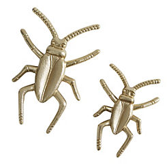 Set of 2 Wall Hanging Insects Object