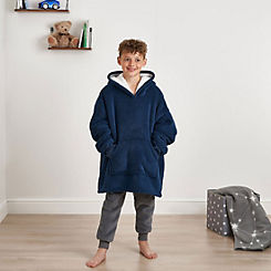 Sienna Kids Sherpa Fleece Hooded Blanket