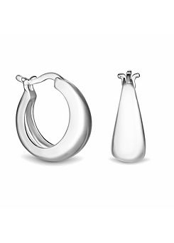 Simply Silver Sterling Silver 925 Polished Small Hoop Earrings