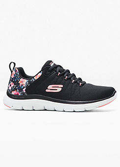 Skechers Floral Print Lace-Up Trainers