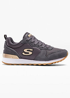 Skechers Leather Lace-Up Trainers