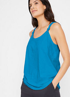 Sleeveless Knotted Strap Vest Top