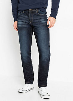 Slim Fit Tapered Stretch Jeans