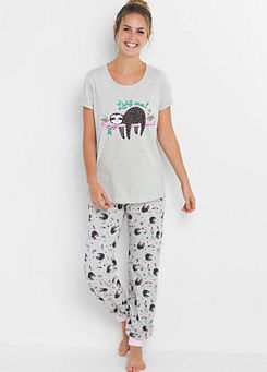 Sloth Print Pyjamas