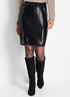 Sparkly Jersey Skirt