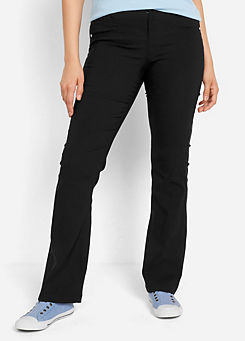 Stretch Bootcut Trousers