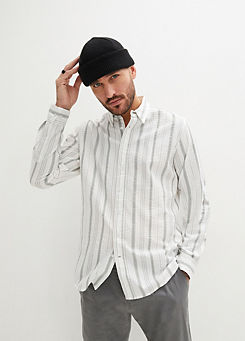 Stripe Cotton Seersucker Shirt