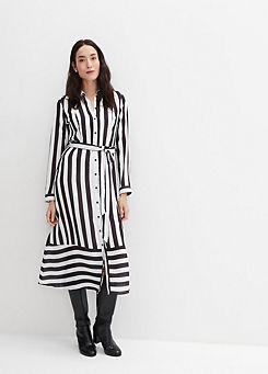 Striped Shirt Dress
