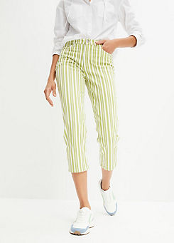 Stripy Cropped Trousers