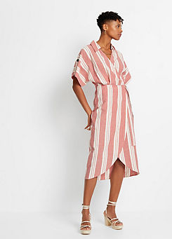 Stripy Linen Dress
