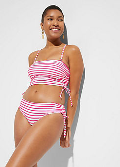 Stripy Print Bikini Set