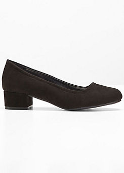 Suede Look Court Shoes