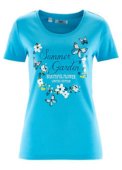 Summer Garden Print T-Shirt