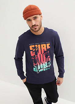 Surf Print Sweatshirt