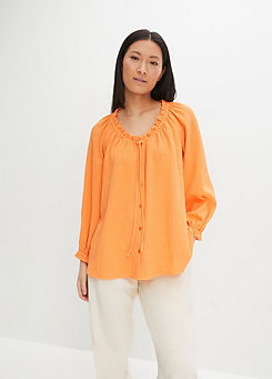 Textured A-Line Blouse