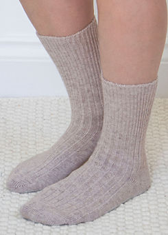 Totes Ladies Mink Cashmere Blend Cosy Socks