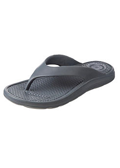 Totes SOLBOUNCE Mens Toe Post Sandals in Mineral
