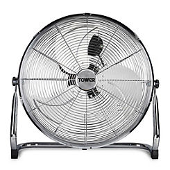 Tower 18-Inch Velocity Fan - Chrome