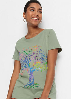Tree Print T-Shirt