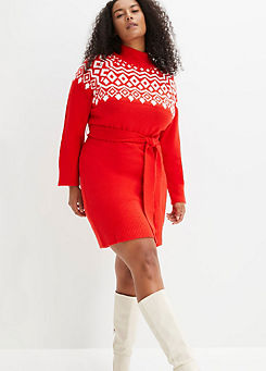 Turtle Neck Knitted dress