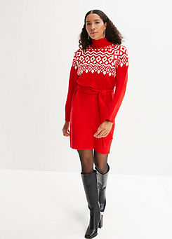 Turtle Neck Knitted dress