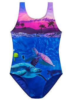 Turtle Print Swimsuit