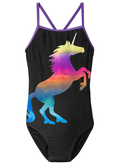 Unicorn Print Swimsuit