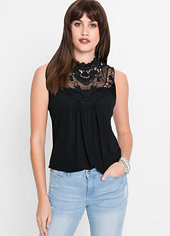 Victorian Lace Collar Top