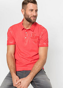 Washed Look Polo Shirt