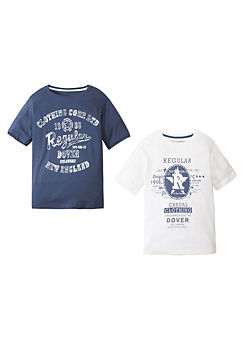 bonprix Kids Pack Of 2 T-Shirts