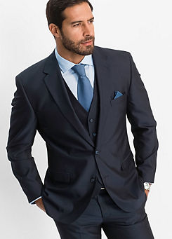 bonprix Suit Blazer & Trousers & Waistcoat & Tie