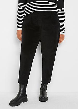 plus size cropped trousers