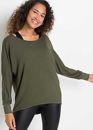 Moomaya Women's Printed Long Slit Top - Cotton Cambric Tunic, Round Neck, Short Sleeve, 50 Inch Length, Casual Summer Top - View #8