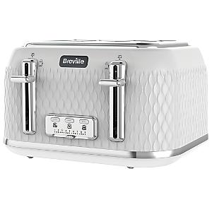 Aura 4-Slice Toaster Shimmer Grey