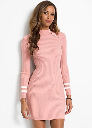 pink jumper dresses