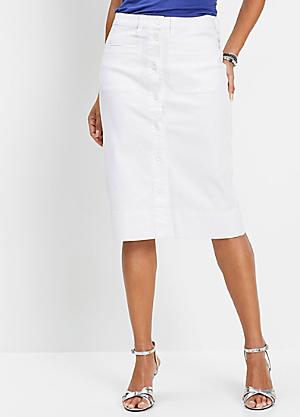 size 16 white skirt