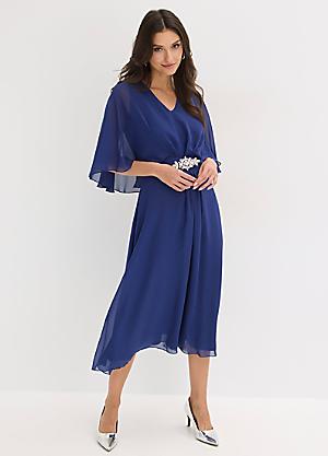 bonprix party dresses bonprix Floral Embroidered Satin Party Maxi Dress by bonprix