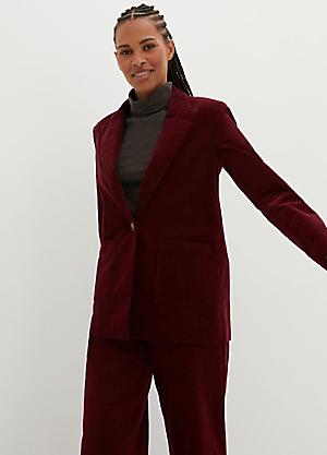 Red spring/autumn Bonprix jackets for women